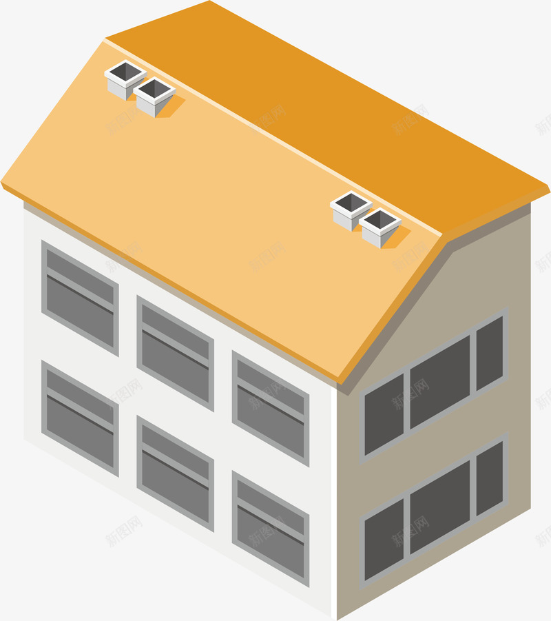 科技楼房png免抠素材_新图网 https://ixintu.com 卡通 瓦房 科技 科技楼 科技楼房 科技楼梯