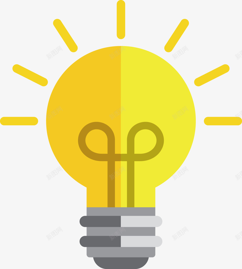 PPT信息图元素png免抠素材_新图网 https://ixintu.com IDEA PPT 信息图 创意灯泡 商业 插画 电灯