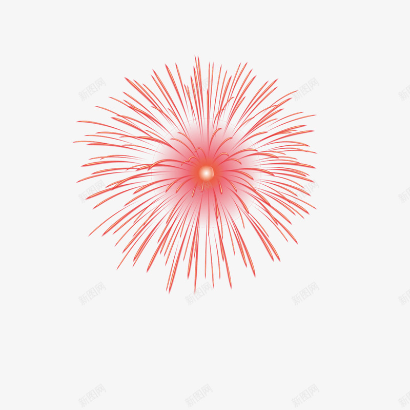 国庆节庆祝烟花礼炮红色png免抠素材_新图网 https://ixintu.com 国庆节 庆祝 拉炮 烟花 烟花大会 烟花特效 特效 红色烟花