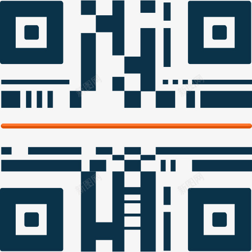 QR码图标png_新图网 https://ixintu.com 二维码 信号 多媒体 快速反应 扫描 技术 编码