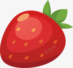 调料手绘卡通食物水果草莓元素高清图片