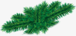 绿色树叶周年庆海报素材