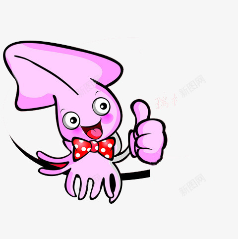 鱿鱼png免抠素材_新图网 https://ixintu.com 卡通 手绘 美食 赞 鱿鱼丝 鱿鱼圈