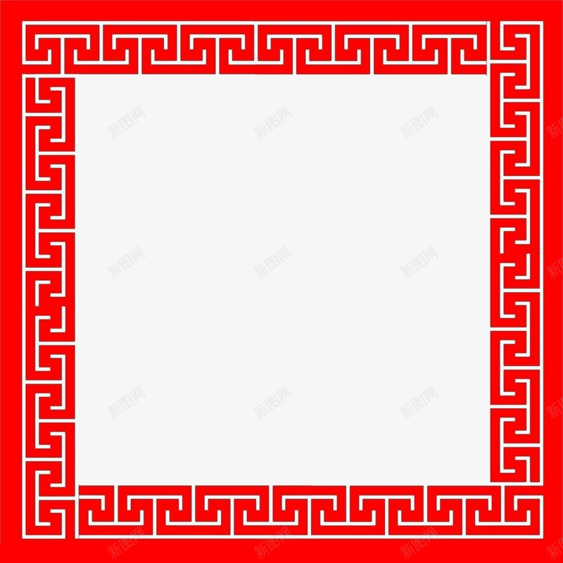 相框中国风png免抠素材_新图网 https://ixintu.com 中国风 做旧风边框 复古 相框 纹理