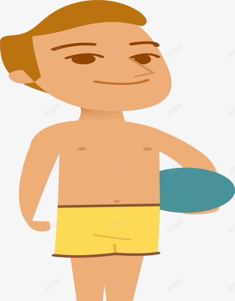 短裤男沙滩皮球运动矢量图ai免抠素材_新图网 https://ixintu.com 卡通手绘 沙滩球PNG 皮球 短裤男 运动 矢量图