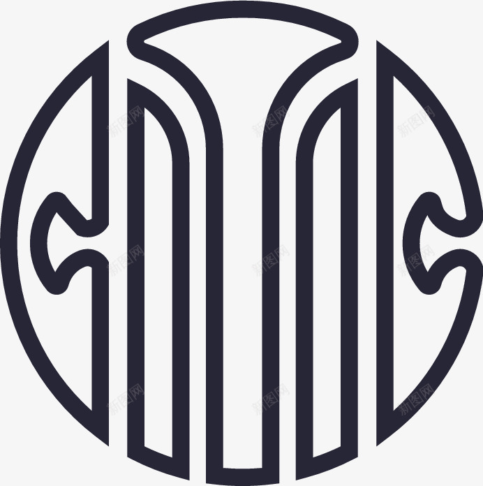 中信银行line矢量图图标eps_新图网 https://ixintu.com 中信银行line 矢量图