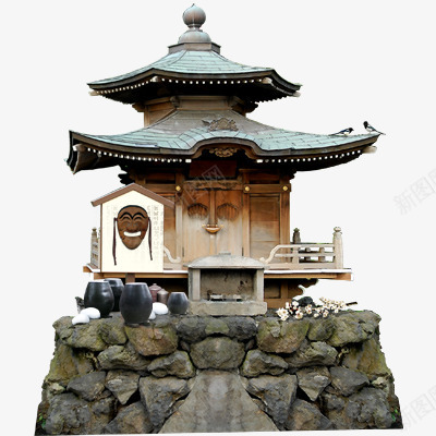 韩国建筑png免抠素材_新图网 https://ixintu.com 古建筑 旅游胜地 韩国