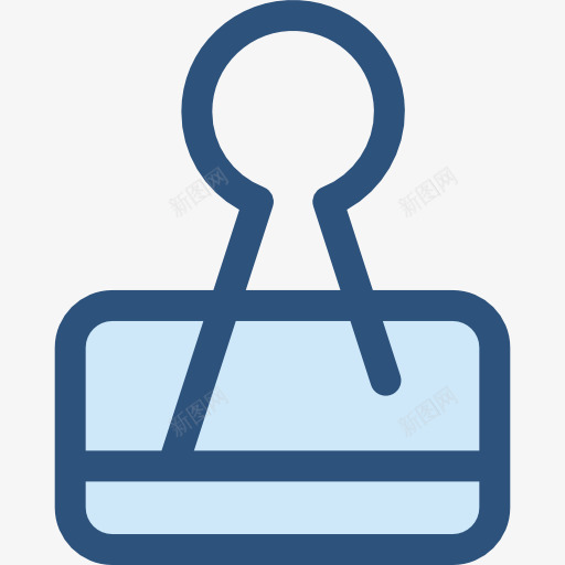 回形针图标png_新图网 https://ixintu.com 依恋 办公材料 回形针 夹 学校材料 工具和用具 杂