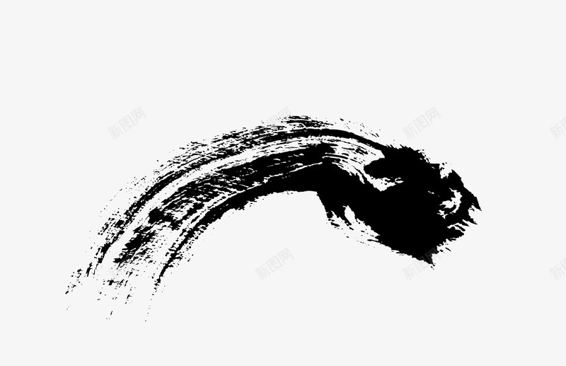 韩国水墨矢量图eps免抠素材_新图网 https://ixintu.com 毛笔 水墨 韩国 矢量图