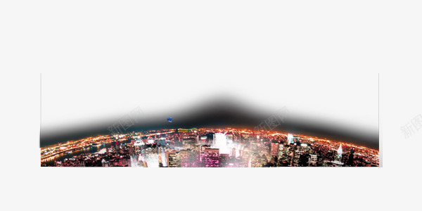 城市夜景背景psd免抠素材_新图网 https://ixintu.com 亮光 城市 夜景 绚丽 背景