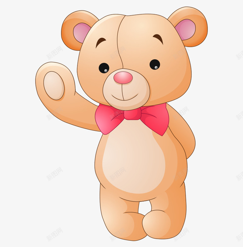 卡通手绘可爱泰迪熊png免抠素材_新图网 https://ixintu.com 卡通的动物 可爱的泰迪熊 平面熊 手绘的熊 矢量熊