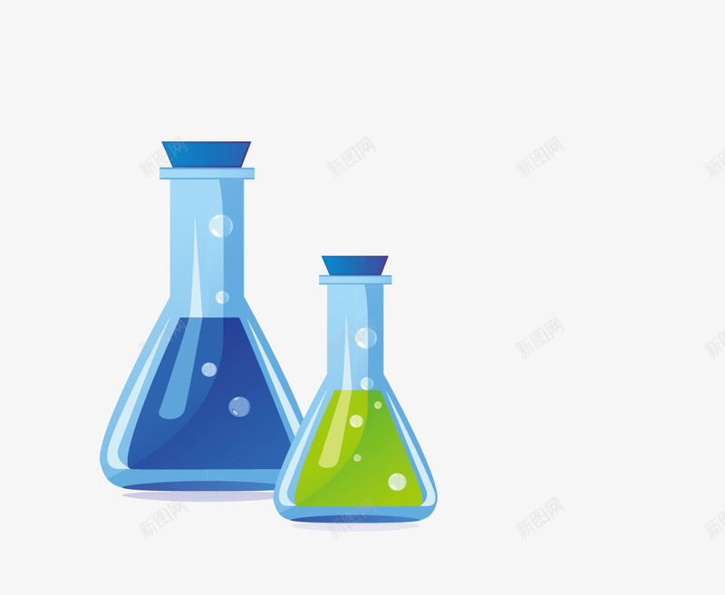 卡通试剂瓶png免抠素材_新图网 https://ixintu.com 元素 化学 化学工具 化学用品 瓶子 绿色化学品 绿色液体