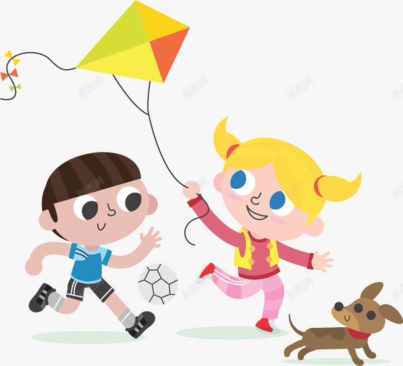陪伴妹妹的哥哥png免抠素材_新图网 https://ixintu.com 二孩 二胎家庭 哥哥妹妹 开心 玩耍的兄妹 矢量素材 陪伴