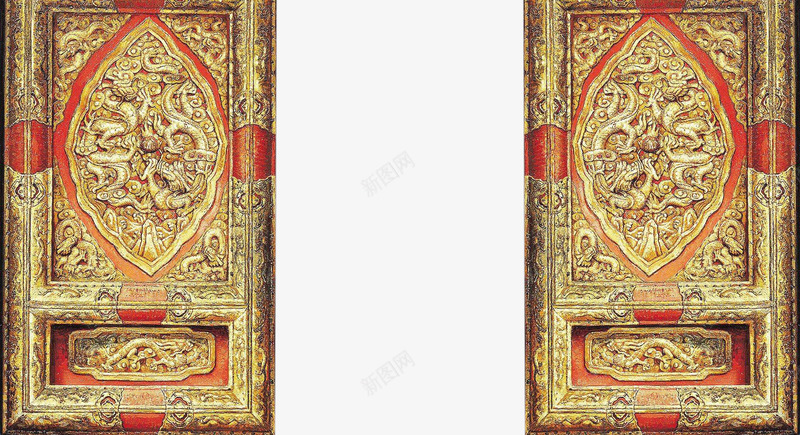 皇宫大门特写png免抠素材_新图网 https://ixintu.com PNG图片 实拍 宫门 建筑 皇宫 高清