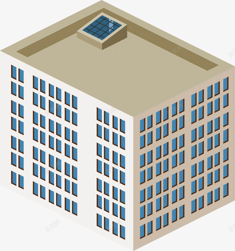 卡通大楼png免抠素材_新图网 https://ixintu.com 卡通 楼房 科技 科技楼 科技楼房 科技楼梯