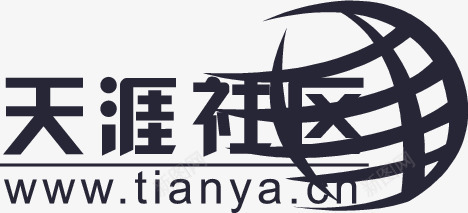 天涯社区CDR8矢量图eps免抠素材_新图网 https://ixintu.com 天涯社区CDR8 矢量图
