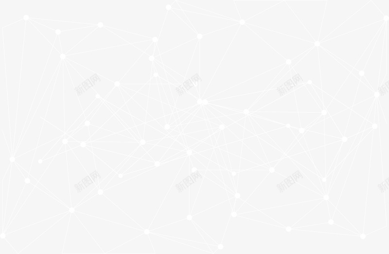 点线链接不规则图形png免抠素材_新图网 https://ixintu.com 免抠PNG 几何 商务 底纹 星空 白色 科技 背景 镂空