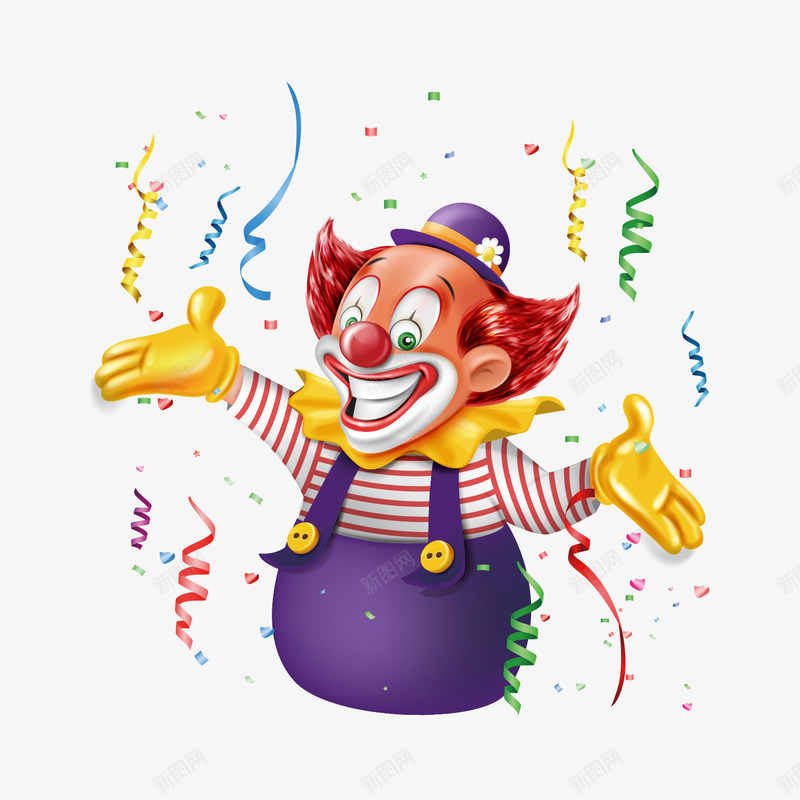 愚人节小丑欢乐撒花矢量图ai免抠素材_新图网 https://ixintu.com 41 joker 小丑 愚人 愚人节 愚人节免抠PNG素材 愚人节欢乐场景 撒花 撒花卡通 撒花庆祝 气氛撒花 活动 矢量图