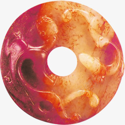 黄粉色玉佩饰品装饰png免抠素材_新图网 https://ixintu.com 古代玉佩 玉佩 粉色 装饰 饰品