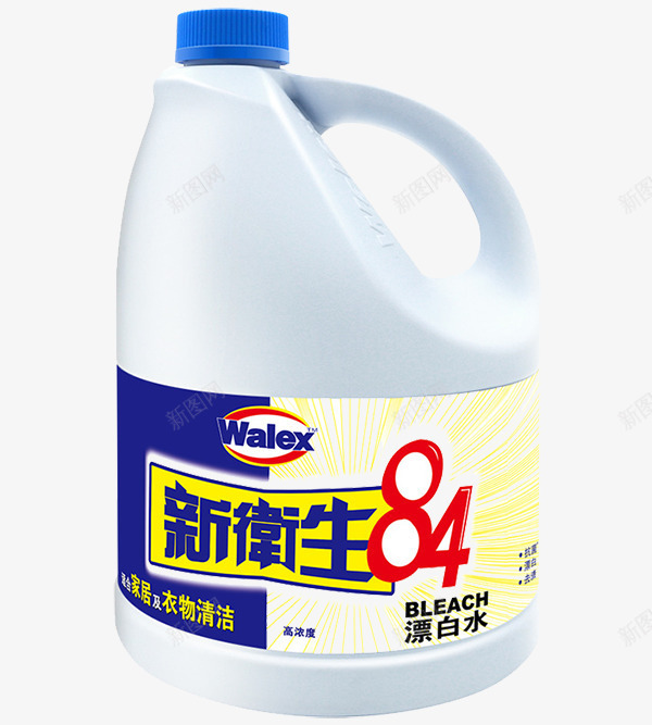 新卫生84消毒液png免抠素材_新图网 https://ixintu.com 产品实物 免费png 抗菌 漂白 舒适