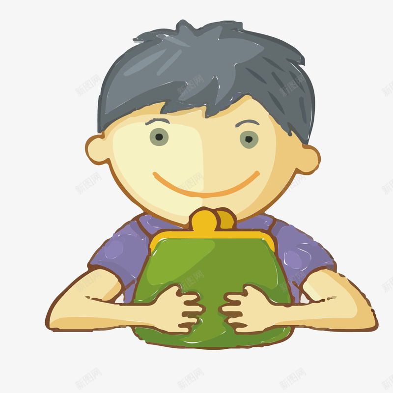 学会保管好财产矢量图eps免抠素材_新图网 https://ixintu.com 义务 好宝宝 学会保管财产 宝宝学习 快乐 成长教育 承担责任 爱学习 聚精会神 长知识 矢量图