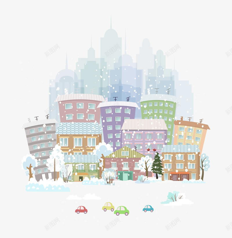 城市png免抠素材_新图网 https://ixintu.com 卡通建筑房屋 卡通房屋 城市建筑 家 房屋住宅 房屋建筑 楼房 高楼别墅 高楼大厦
