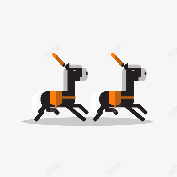 马戏团卡通小马图png免抠素材_新图网 https://ixintu.com 卡通 可爱的 奔跑的 手绘图 马匹 马戏团表演