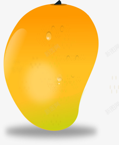 卡通芒果png免抠素材_新图网 https://ixintu.com 卡通画 水果 矢量装饰 芒果 装饰