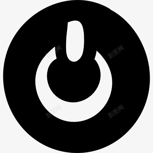 电源按钮图标png_新图网 https://ixintu.com 多媒体播放器 多媒体选项 按键 接口 电工电气 计算 计算机