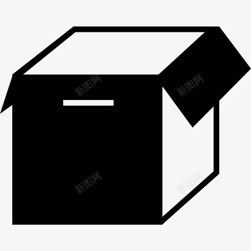 打开储物箱图标png_新图网 https://ixintu.com 存储箱 打开盒子 数据存储 文件存储 盒 箱