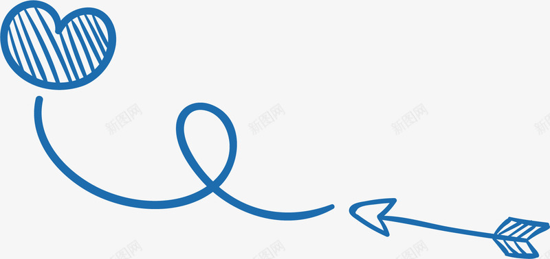 情人节元素图标png_新图网 https://ixintu.com 免抠 卡通 唯美 图标 小清新 平面装饰 情人 情人节 手绘 浪漫 爱情 爱没有距离 蓝色