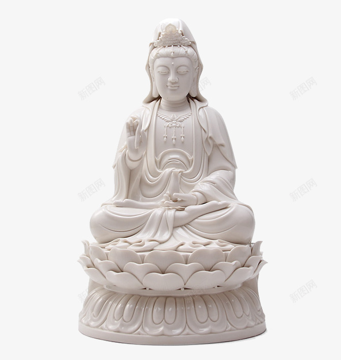 白玉雕刻佛像png免抠素材_新图网 https://ixintu.com 佛像 佛家 图 坐莲佛像 白玉佛像 白色佛像 祭祀佛像 禅坐 雕刻佛像