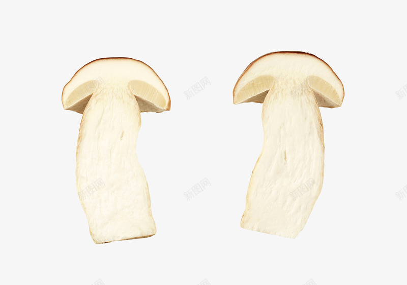 切半的蘑菇png免抠素材_新图网 https://ixintu.com 切开 切面 劈开 打开 白色 破开 菌类 蔬菜 蘑菇 食物
