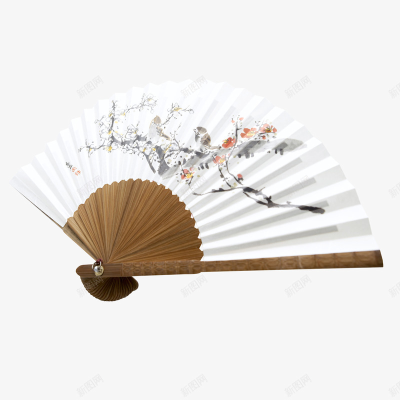传统纸扇png免抠素材_新图网 https://ixintu.com 传统扇子 传统纸扇 扇子 白色纸扇 纸扇