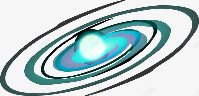 手绘轨迹png免抠素材_新图网 https://ixintu.com 手绘 星球 轨迹