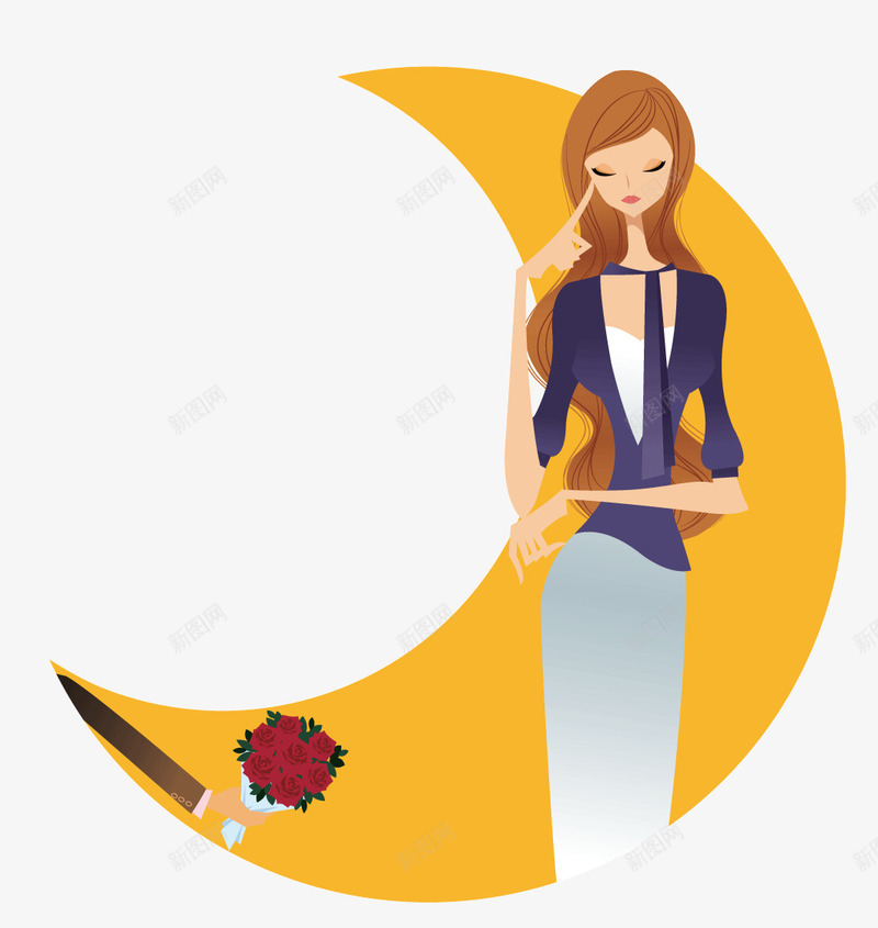 妇女节元素png免抠素材_新图网 https://ixintu.com 三八妇女节 丽人节 女人节 女神节 妇女节 广告设计 玫瑰花 鲜花