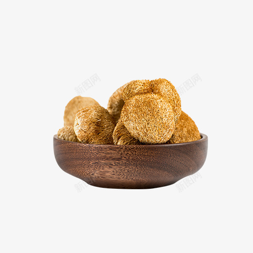 一盆猴头菇png免抠素材_新图网 https://ixintu.com 猴头菇 菇类 野生 食品 食物