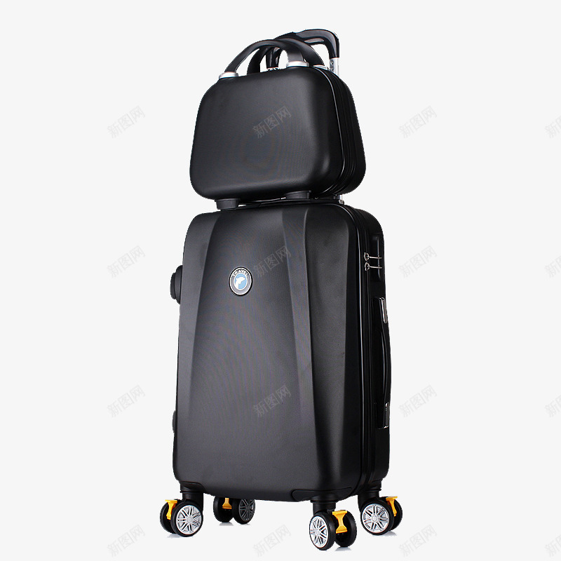 万向轮旅游子母箱png免抠素材_新图网 https://ixintu.com 万向轮旅游子母箱 产品实物 拉杆箱 拉皮箱 旅行箱 男女密码箱 皮箱 行李箱