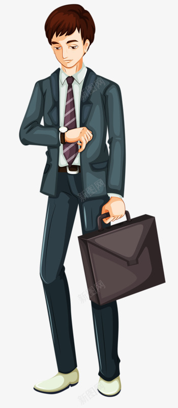 公司职员png免抠素材_新图网 https://ixintu.com 涓婄彮鏃 瑗胯 鎵嬬粯 鐧介 鑱屽憳