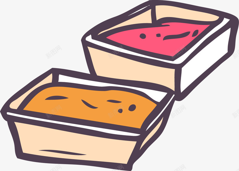 盒子里的蘸料png免抠素材_新图网 https://ixintu.com PNG素材 彩色 盒子 蘸料