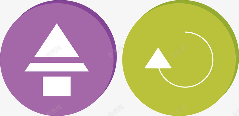 h5置顶按钮图标png_新图网 https://ixintu.com 置顶按钮