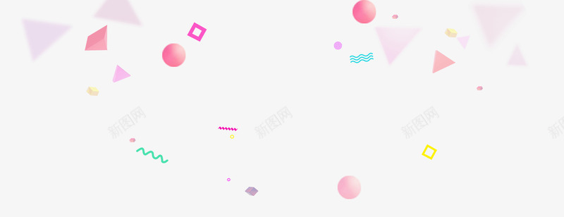 彩色碎片卡通海报背景png免抠素材_新图网 https://ixintu.com 卡通 彩色 海报 碎片 背景