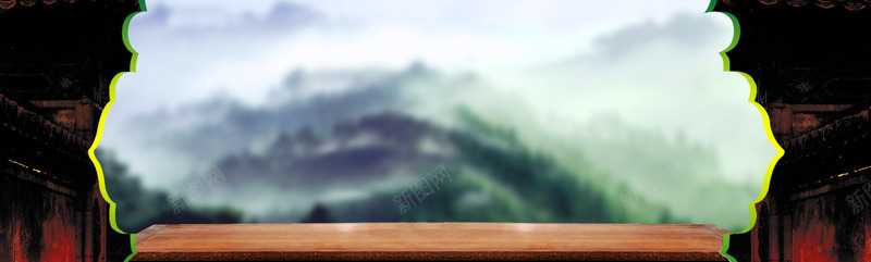 古风背景png免抠素材_新图网 https://ixintu.com 古色 古香 茶叶背景