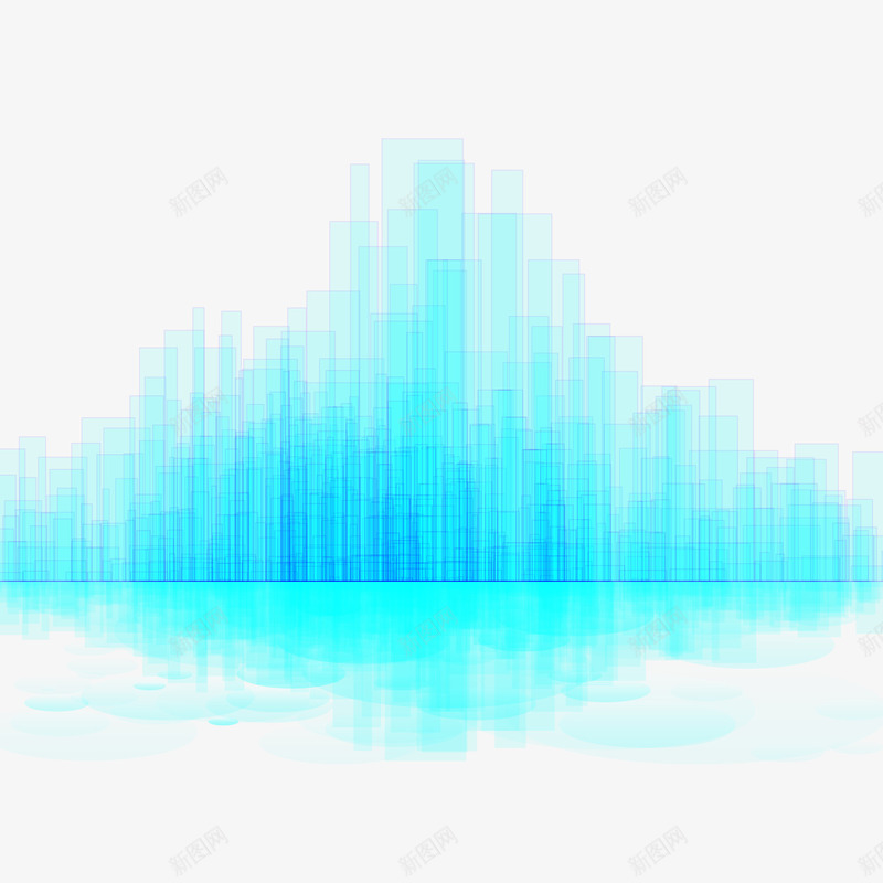 动感绚丽的彩色背景png免抠素材_新图网 https://ixintu.com 动感 彩色背景 绚丽 蓝色