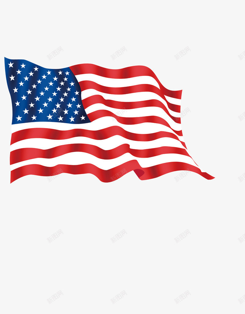 美国国旗png免抠素材_新图网 https://ixintu.com 国旗 旗帜 美国国庆日 美国国旗