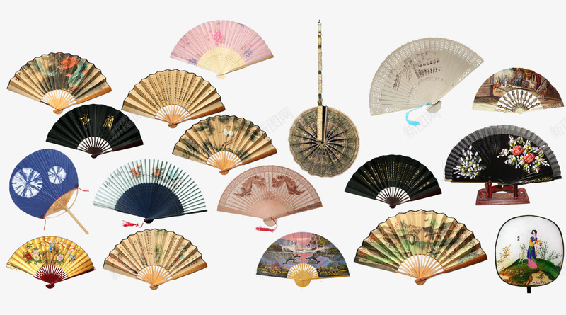 中国风古扇png免抠素材_新图网 https://ixintu.com 中国风 产品实物 古典 扇子