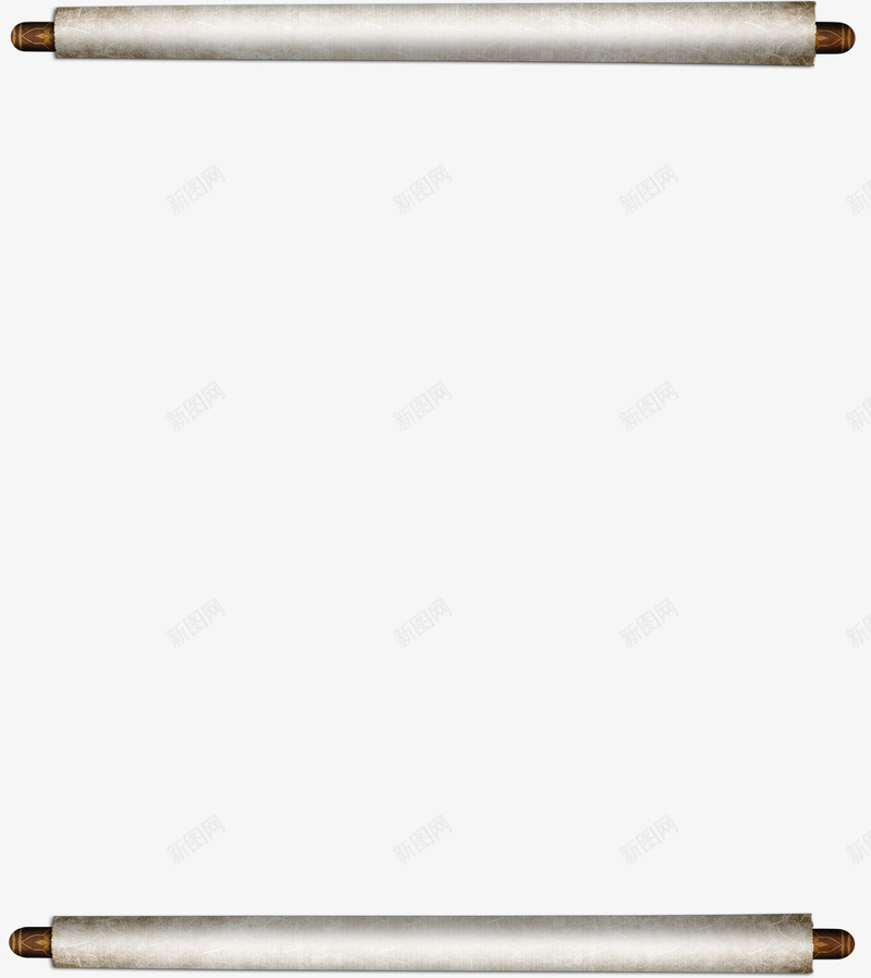 白色卷轴毛笔字png免抠素材_新图网 https://ixintu.com 卷轴 毛笔字 白色 素材