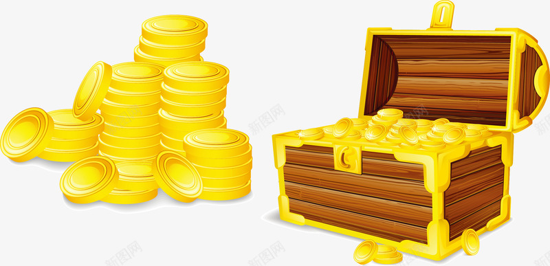 箱子元素矢量图ai免抠素材_新图网 https://ixintu.com png 卡通 现金奖励 盒子 矢量图
