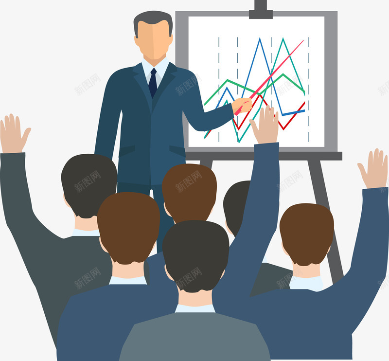 卡通人物png免抠素材_新图网 https://ixintu.com PPT 人物 商业 商务 授课 插画 教育 演讲 职业