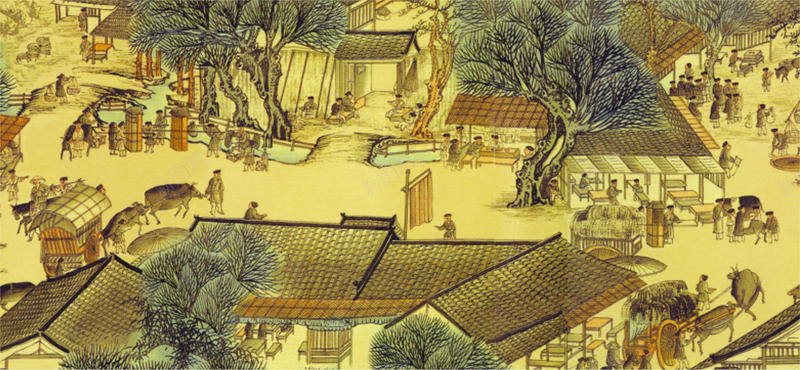 古代清明上河图png免抠素材_新图网 https://ixintu.com 写实 古代 手绘 插画